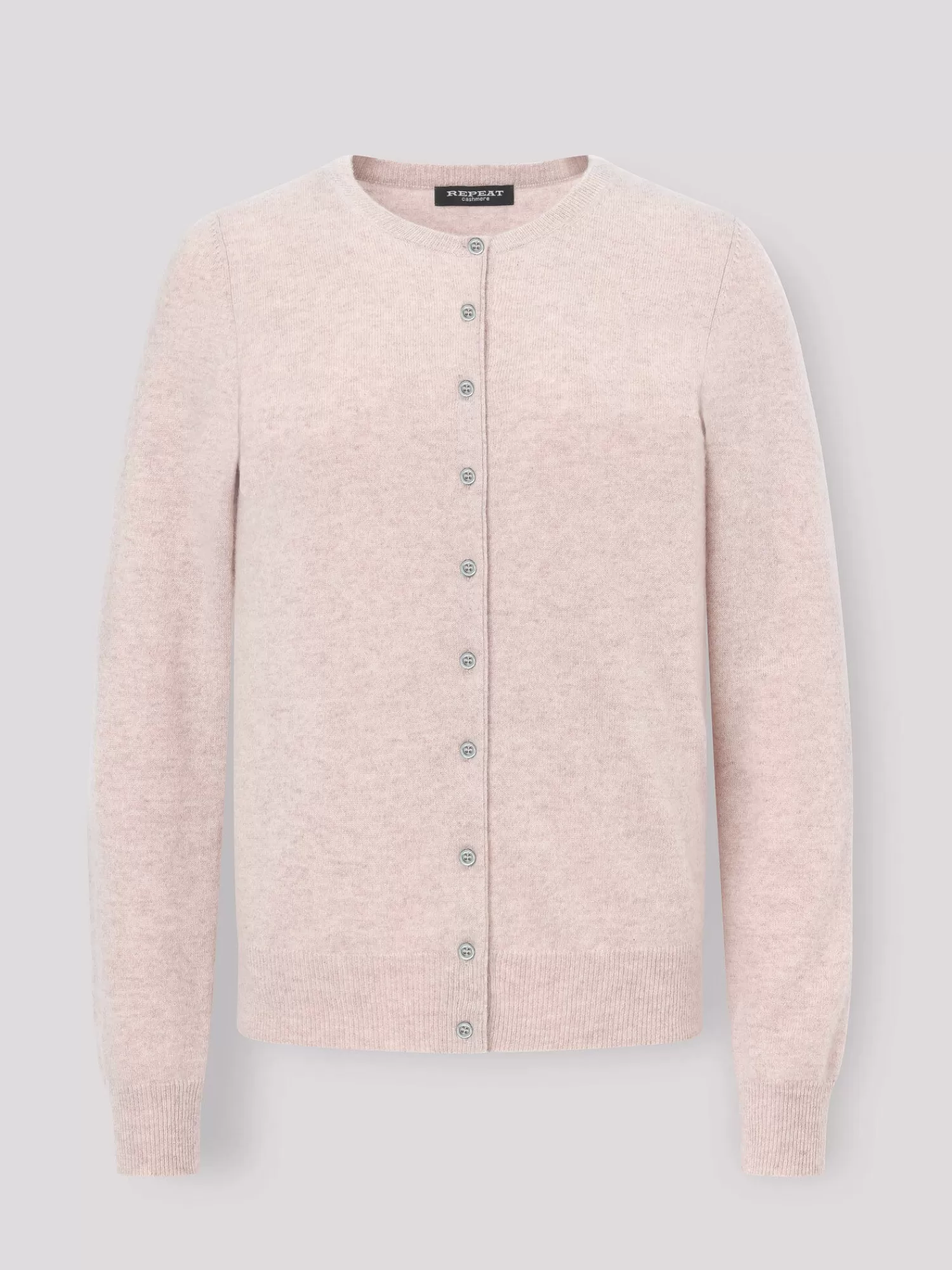 New Basic Cashmere Cardigan Met Ronde Hals Dames Vesten