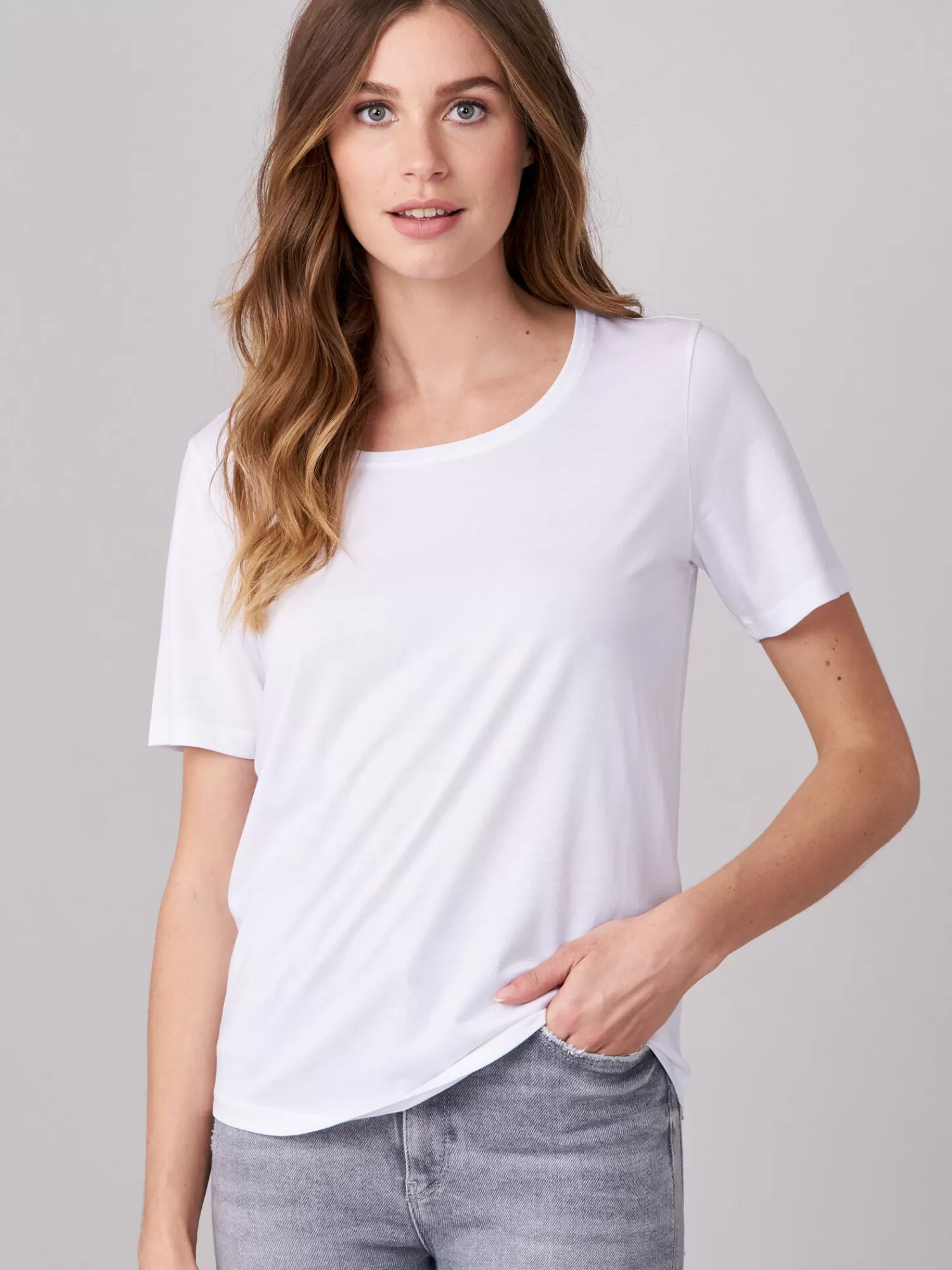 Sale Basic Dames T-Shirt Dames Tops