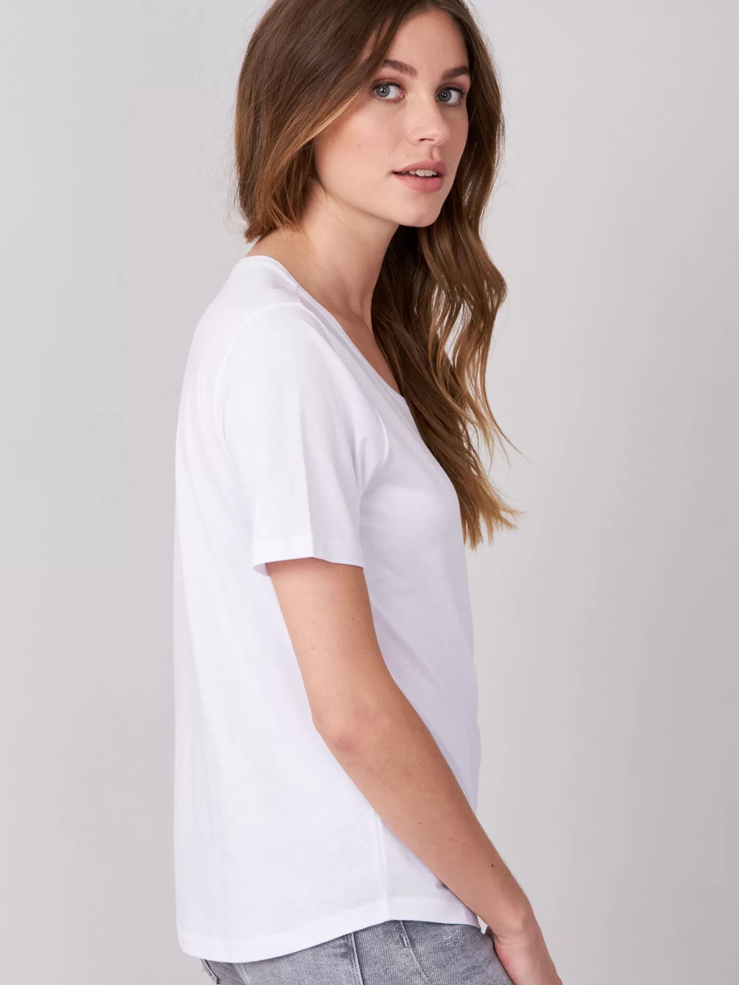 Sale Basic Dames T-Shirt Dames Tops