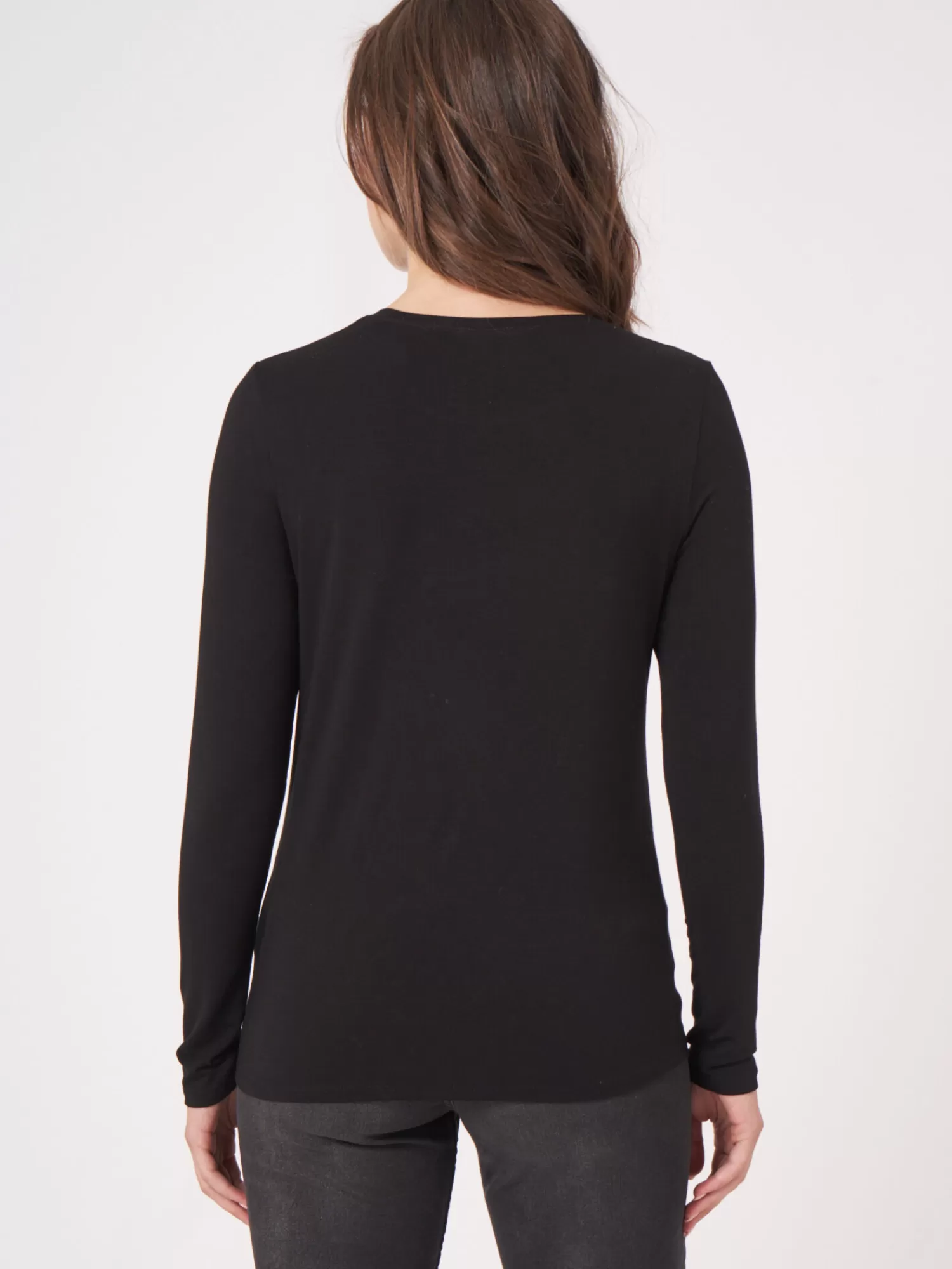 Hot Basic Damestop Met Lange Mouwen Dames Tops