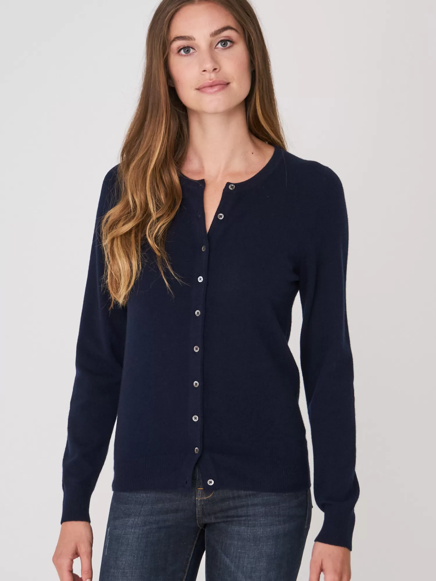 Flash Sale Basic Organisch Cashmere Vest Met Ronde Hals Dames Vesten