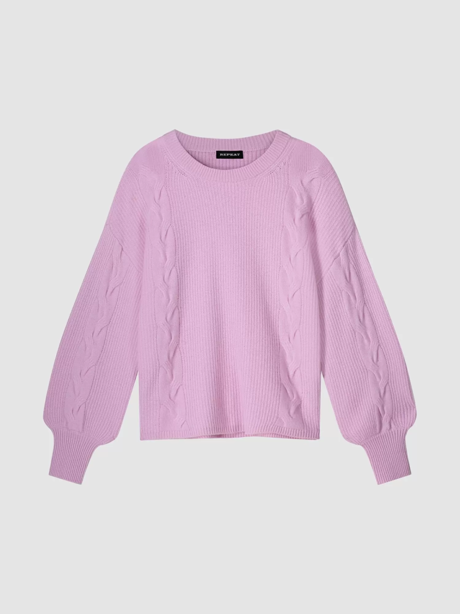 Cheap Cashmere Pullover Met Textuur En Pofmouwen Dames Truien