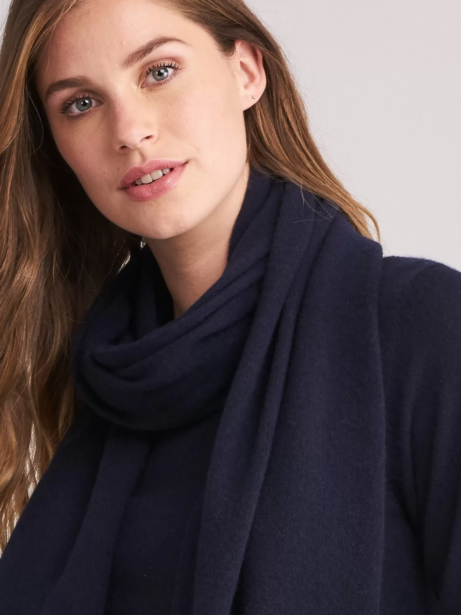 Shop Fijngebreide Organisch Cashmere Sjaal Dames Sjaals