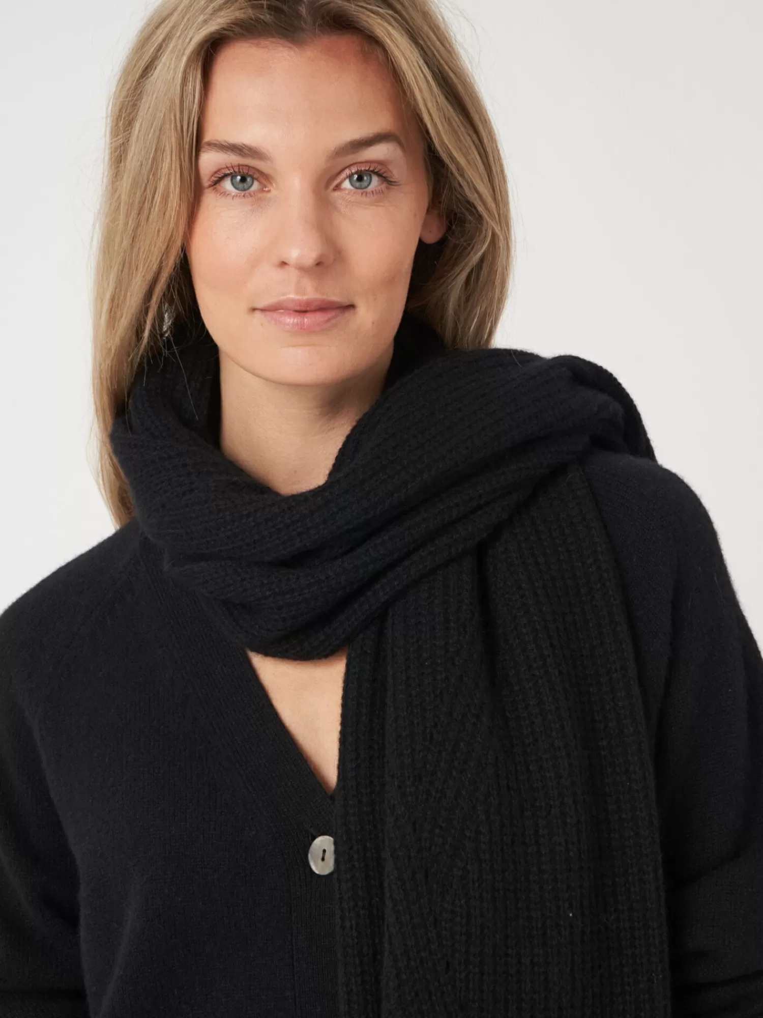 Online Geribde Cashmere Sjaal Dames Sjaals