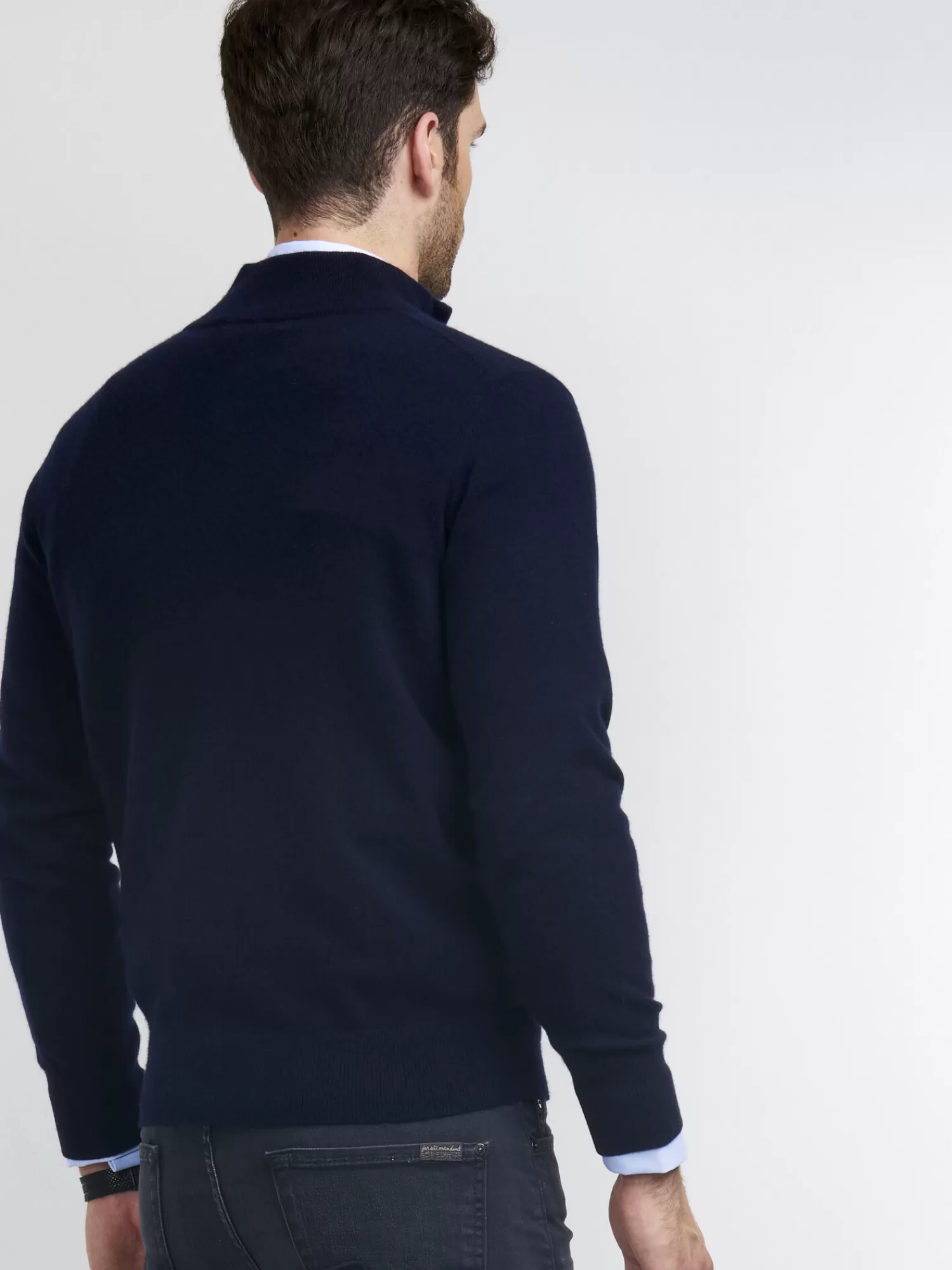 Cheap Heren-Trui Met Opstaande Kraag En Rits Heren Sweaters