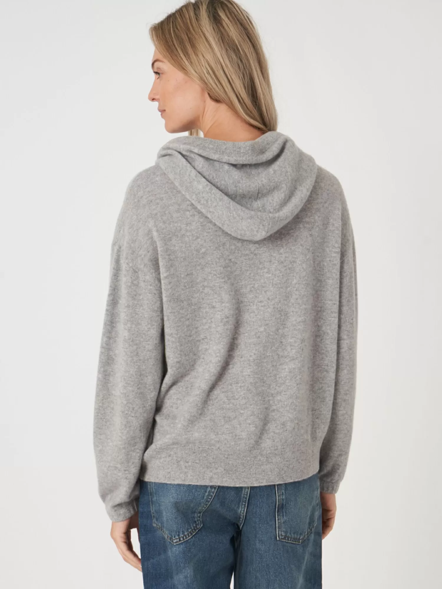 Cheap Hoodie Met Pofmouwen Van Biologisch Cashmere Dames Truien