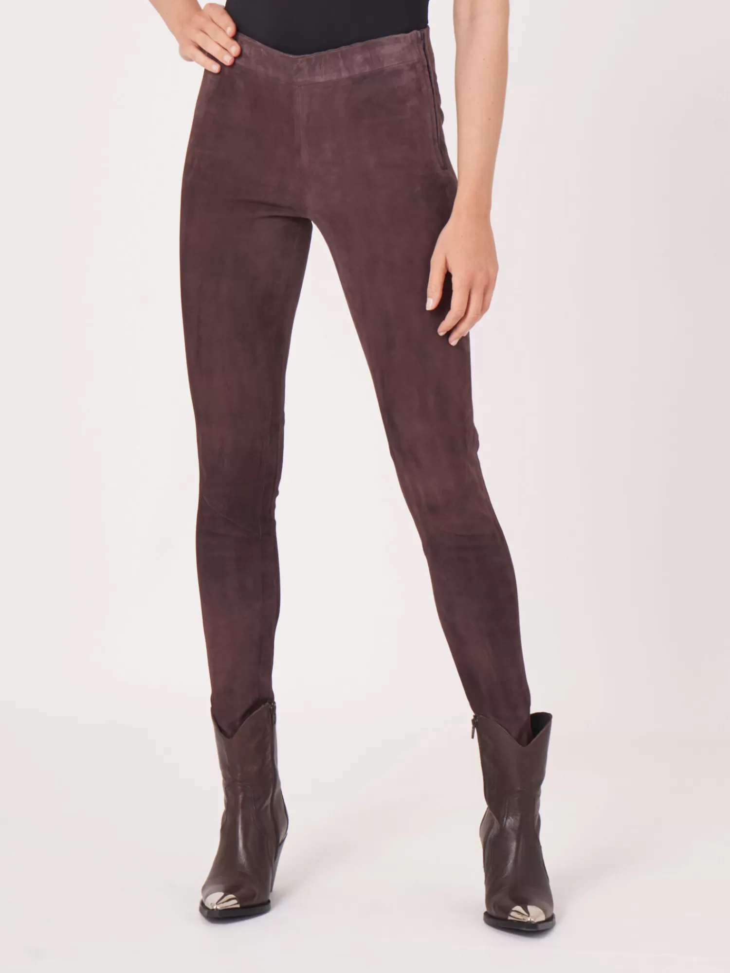 Best Sale Legging Van Suede Dames Leer