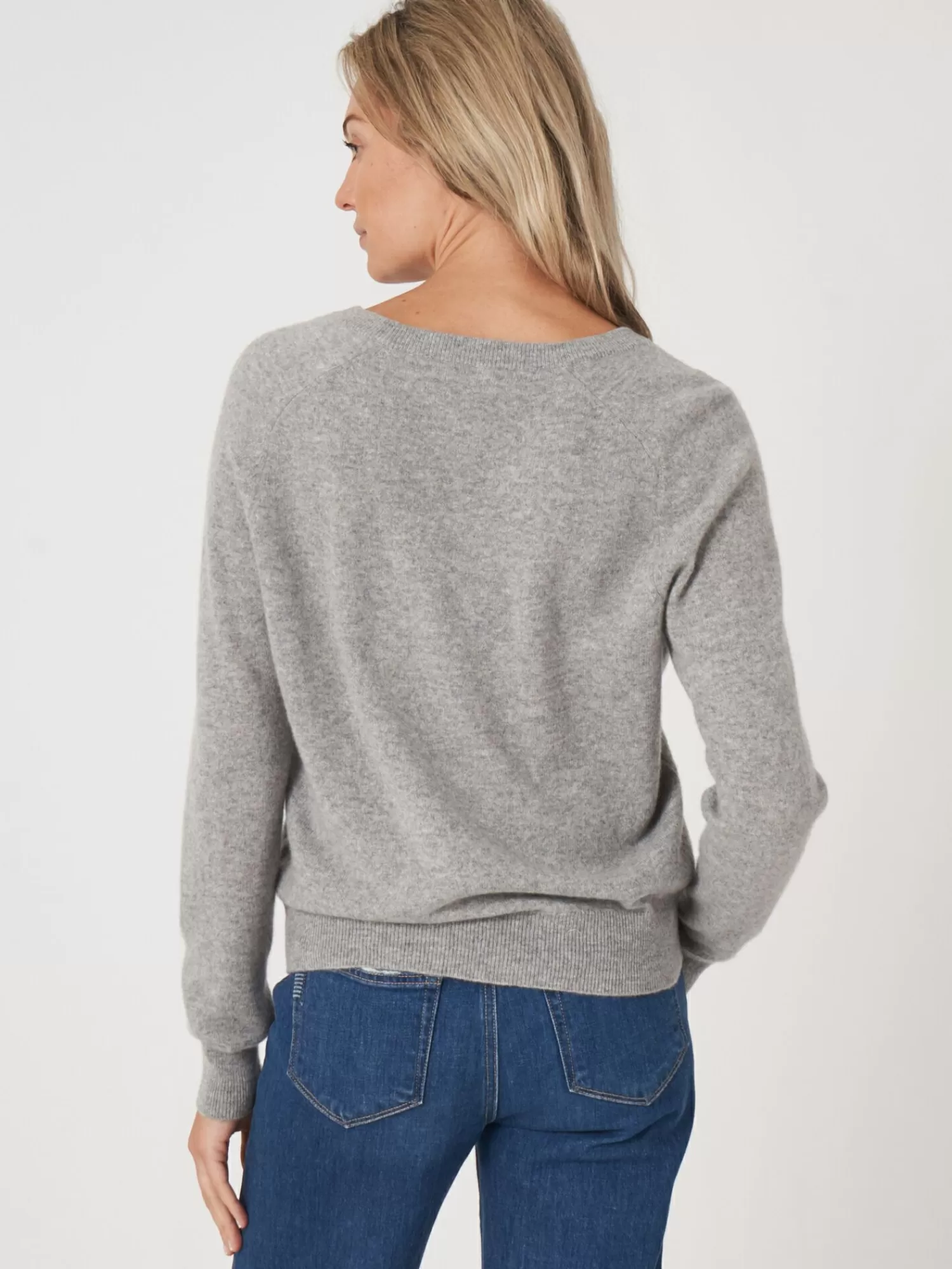 Shop Lichte Cashmere Pullover Met V-Hals Dames Organic Cashmere