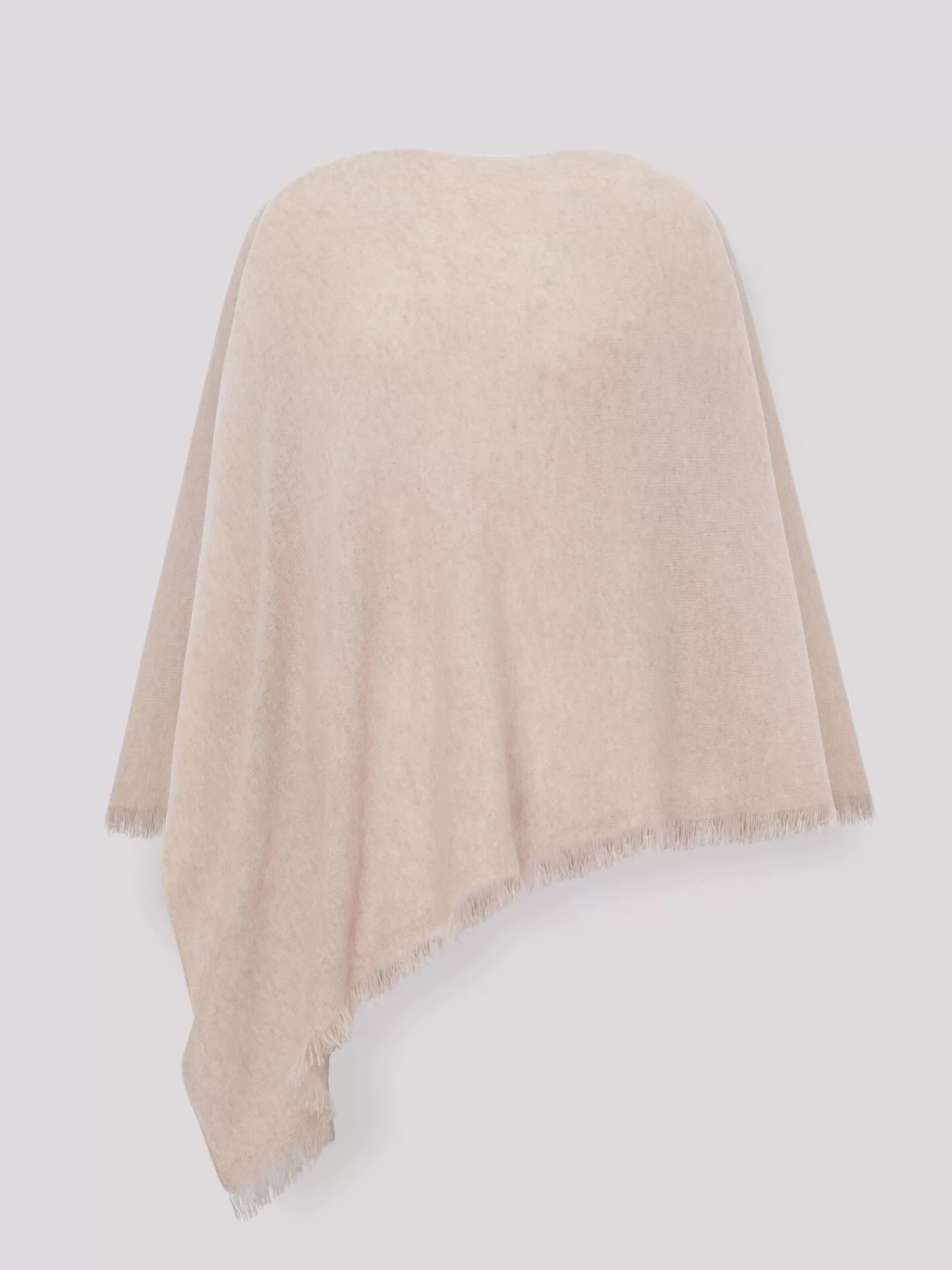 Shop Organisch Cashmere Poncho Met Franjes Dames Poncho's