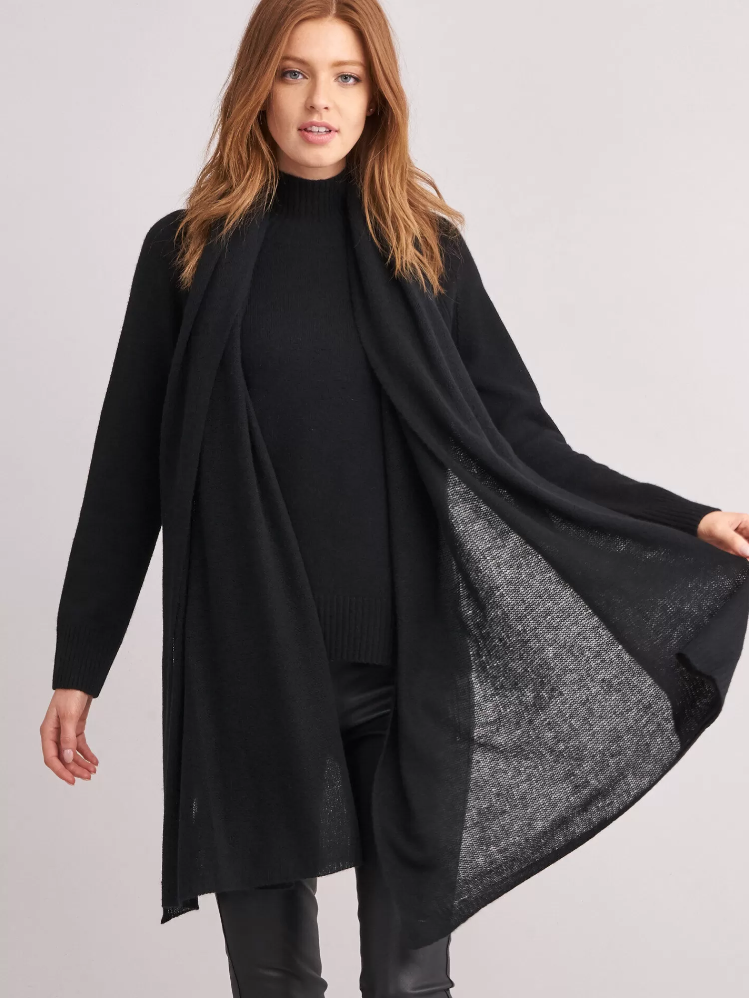 Sale Oversized Sjaal Met Ribdetails Dames Sjaals