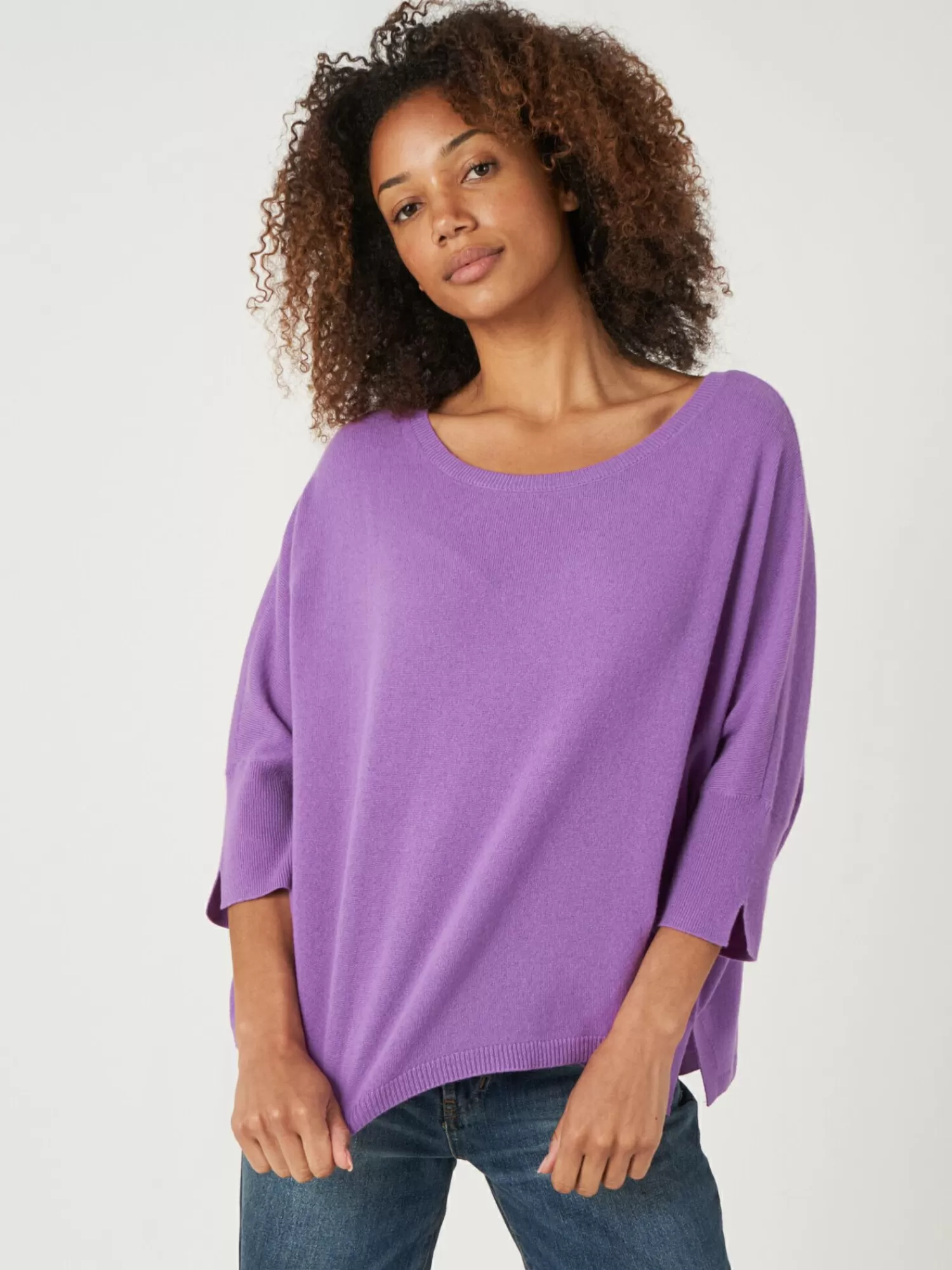 Clearance Oversized Trui Van Biologisch Cashmere Dames Truien