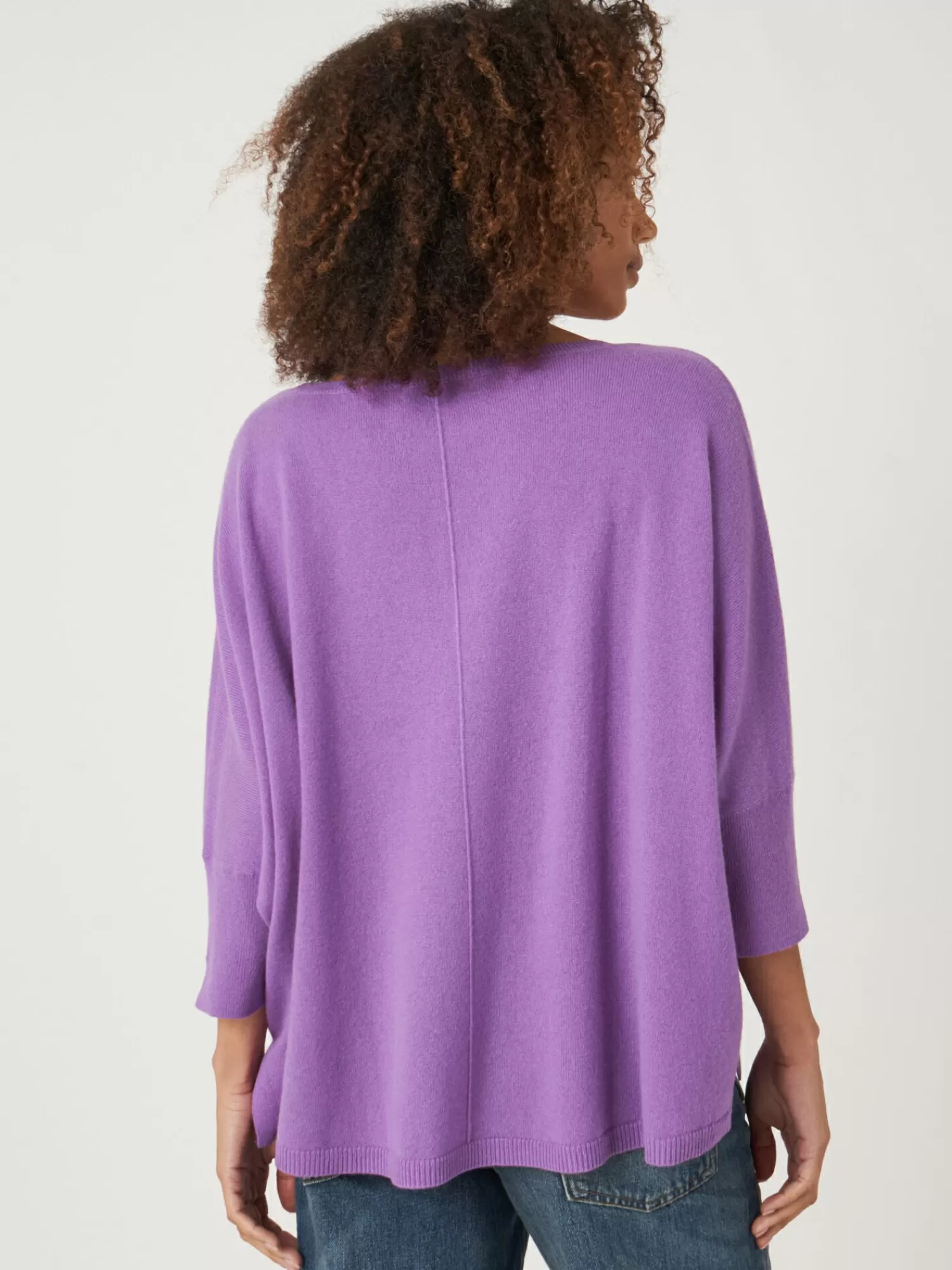 Clearance Oversized Trui Van Biologisch Cashmere Dames Truien