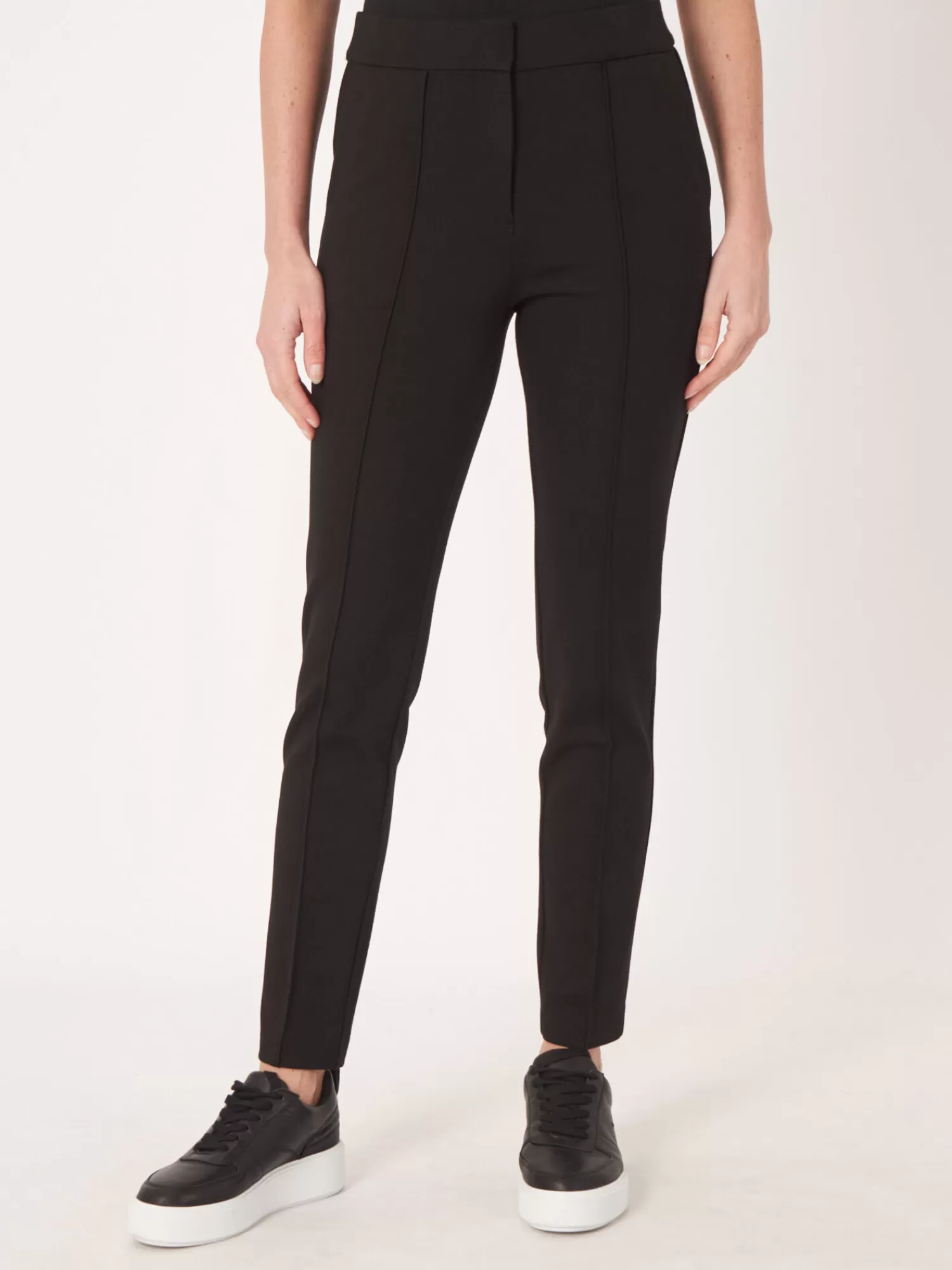 Best Ponte Broek Met Voornaad Dames Broeken