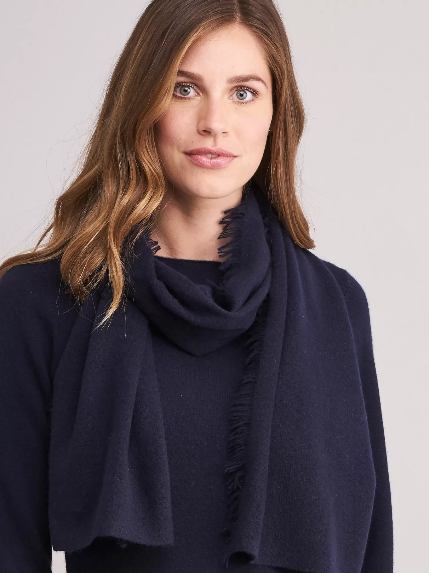 Store Sjaal Met Franjes Van Biologisch Cashmere Dames Sjaals