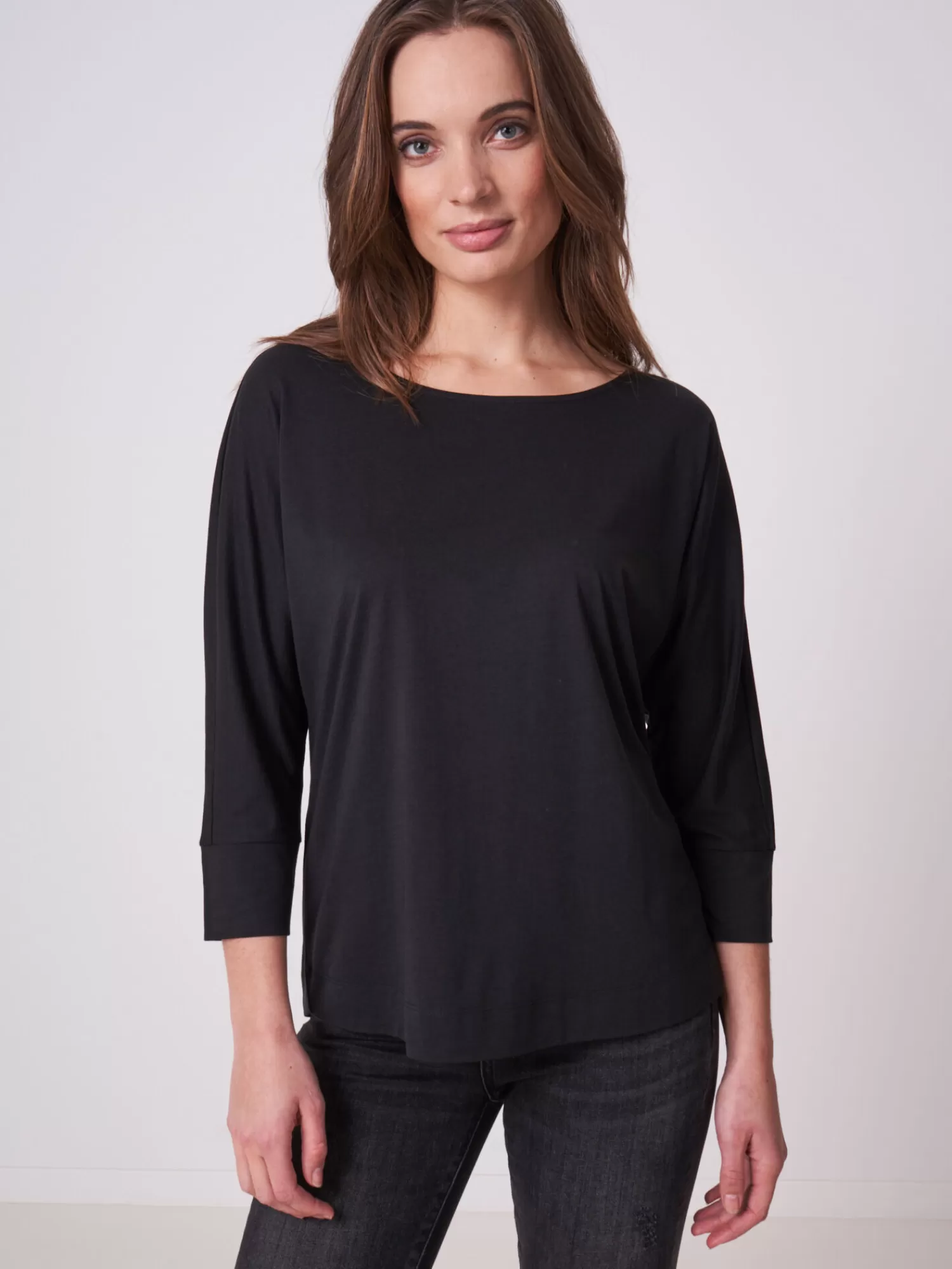 Cheap Top Met 3/4 Vleermuismouwen Dames Tops