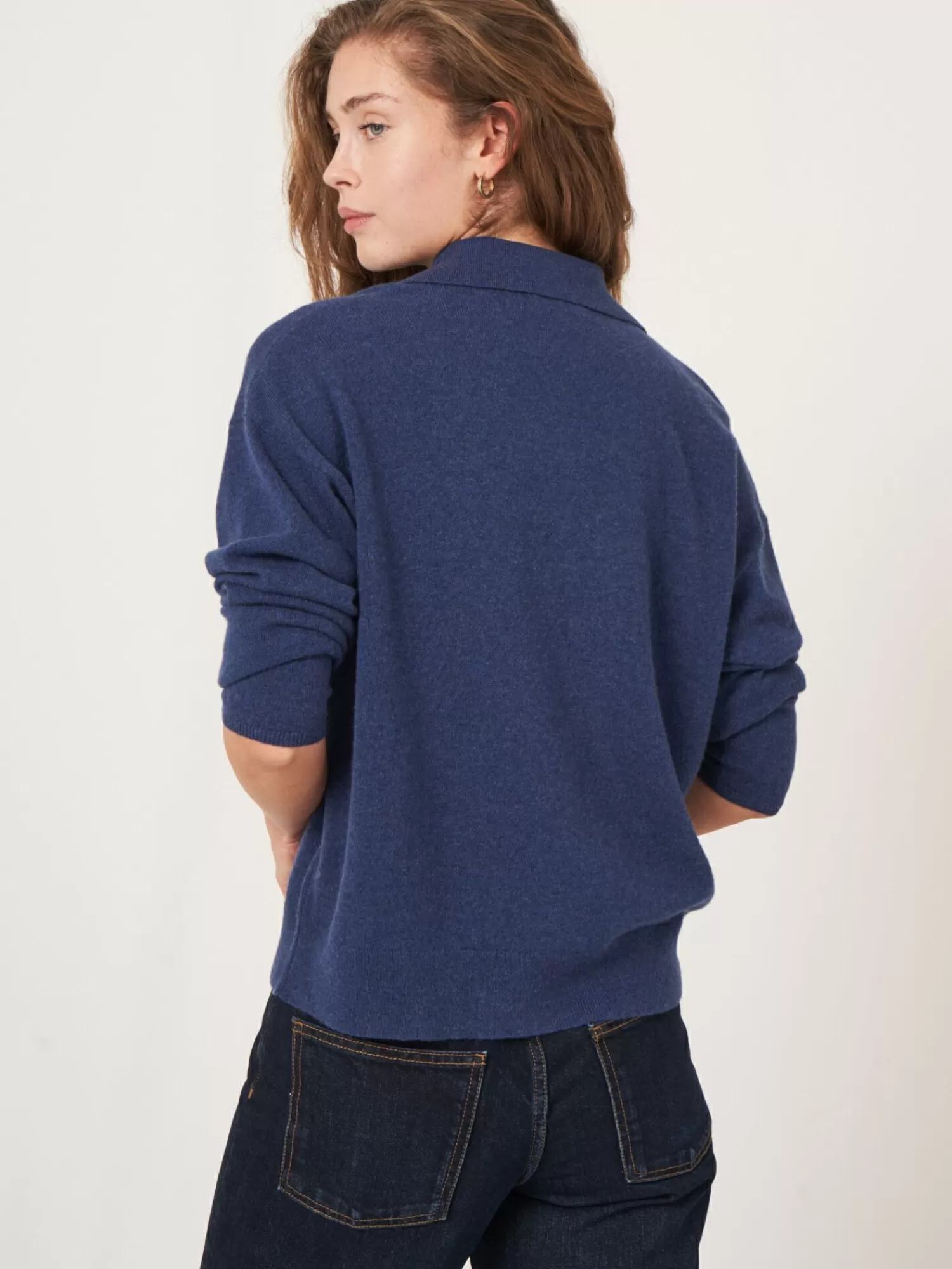 Hot Trui Met Polokraag Van Biologisch Cashmere Dames Truien